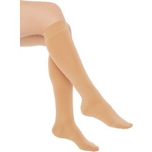 Dukavas Orta Basınçlı (23 - 32 Mmhg) Diz Altı Varıs Çorabı (Burnu Açık)