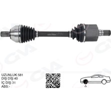 Ön Aks Komple Sol Ford Mondeo 2.0 Tdci 07 14 Otom. 12