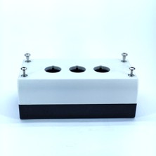 Eaton M22-I3 Buton Kutusu, 3’lü, Gri/siyah