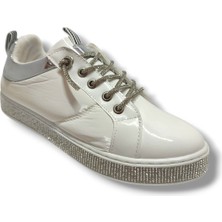 Markopark 4550-25 Rugan Deri Paraşüt Taşli Kadın Ayakkabı