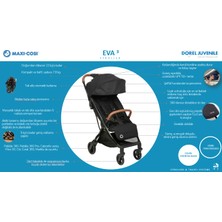 Maxi-Cosi Eva Otomatik Katlanan Kompakt Bebek Arabası Select Grey