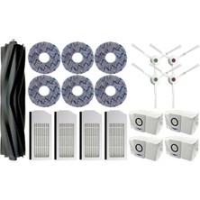 Seraphic 1 Ecovacs Deebot X1 Omnı /T10 Turbo Robot Süpürge Filtre Yan Fırça Temizleme Bezi Yedek Parça Toz Torbası (Yurt Dışından)