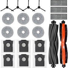 Seraphic 1 Dreame X30 X30PRO Ultra X30PRO Plus Robot Süpürge Ana Yan Fırça Hepa Filtre Paspas Bezi Toz Torbaları Parçaları (Yurt Dışından)