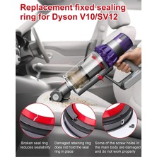 Seraphic 1 Dyson V10 SV12 Elektrikli Süpürge Tamir Parçası Aksesuarları Için Toz Haznesi Üst Sabit Sızdırmazlık Halkası (Yurt Dışından)