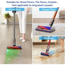 Seraphic 1 Dyson V8 Slim V10 Slim V12 Detect Slim V15 Detect Slim Kablosuz Elektrikli Süpürge Ataşmanları Için Yumuşak Silindir Fırça Yedeği -A (Yurt Dışından)