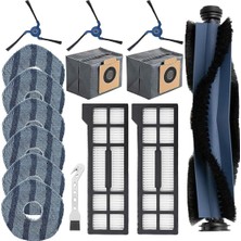 Seraphic 1 Eufy X10 Pro Omni Elektrikli Süpürge Yedek Parçası Ana Yan Fırça Hepa Filtre Paspas Bezi Toz Torbaları (Yurt Dışından)