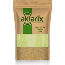 Aktarix 1 kg Yeşil Yulaf Samanı Tozu - Yeni Öğütülmüş