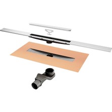 Hüppe River Duş Kanalı 60 cm Mat Yandan Çıkışlı 47H0036000000001