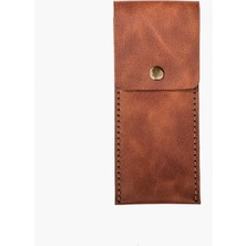 Çıtçıtlı Deri Kalemlik