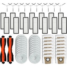 Onyx Lounge Xiaomi Robot Vakum X20+, X10+ / X20 Plus, X10 Plus Ana Yan Fırça Hepa Filtre Paspas Bezi Toz Torbaları Aksesuarları (Yurt Dışından)