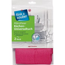 Flink & Sauber Mutfak Bezi Mikrofiber Tüm Yüzeyler, 40 x 60 cm 2'li
