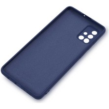 Galaxy A71 Kılıf Zore Mara Laaakan Kapak-Koyu MOR-8682314125802-MLTD55520