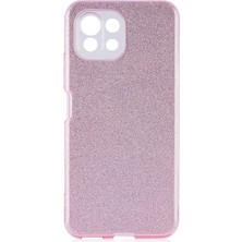 Xiaomi Mi 11 Lite Kılıf Zore Shining Silikon-Rose GOLD-8682314130981-MLTD56203