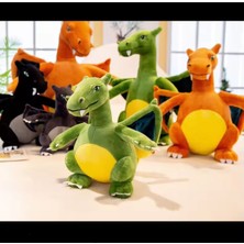 NB Market Pokemon Charizard Peluş Oyuncak 25CM Charizard Pokemon Peluş Figür Ejderha Ejder
