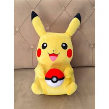 NB Market Pokemon Pikachu Peluş Oyuncak 40CM Poketopu Tutan Pikachu Büyük Boy Hediyelik Peluş