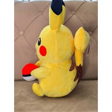 NB Market Pokemon Pikachu Peluş Oyuncak 40CM Poketopu Tutan Pikachu Büyük Boy Hediyelik Peluş