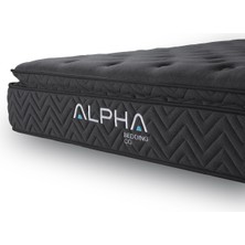Alpha Bedding Kapa Black Full Ortopedik Paket Yaylı Yatak
