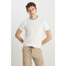 Altınyıldız Classics %100 Pamuk Standart Fit Normal Kesim Bisiklet Yaka Triko Tişört