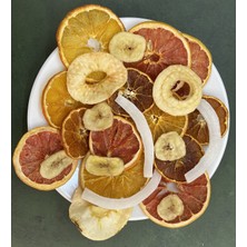 25 gr Kurutulmuş Karışık Meyve Dilimleri Portakal, Limon, Mandalina, Greyfurt, Limon, Muz, H. Cevizi