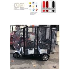 Motor Tente Market Japon Tiger 3 - Üç Tekerli Araç Brandası- Siyah
