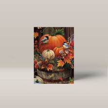 Purple Uk Design Üçlü Defter Sonbahar