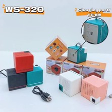 Minibox Kare Siyah Renk Wireless Kablosuz Hoparlör ( Bluetooth 5.4 + 500MAH Li-Ion Şarj  + Güç: 5W )
