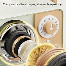 Kablosuz Hoparlör Yaratıcı Hediye Mini Nostajik Hoparlör Subwoofer Kablosuz Radyo Görünümlü Hoparlör