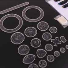 Wanglm 4 Htc Spirograph Çizim Scratch Boyama Oyuncak Seti Birbirine Dişliler Tekerlekler Boyama Çizim Aksesuarları Eğitici Oyuncak Spirographs (Yurt Dışından)