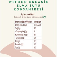 Wefood Organik Elma Suyu Konsantresi 340 gr 2'li 8683347033560