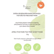 MISSHA Yağlanma ve Akneye Eğilimli Ciltlere Nem Veren Yaprak Maske A'PIEU The Pure Tea Tree Sheet Mask