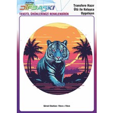 F17 Ajans Ütü ile Yapışan Vintage Bohemian Tekstil Dtf Baskı 100 gr Yüksek Kalite Plastik Malzeme