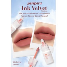 Peripera Yüksek Pigmentli, Kadife Görünümlü, Gün Boyu Kalıcı Tint PERIPERA Ink Velvet (35 Spring Salmon)