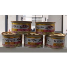 Purina Gourmet Gold Kedi Konserve Somonlu ve Tavuklu 85GR X5ADET