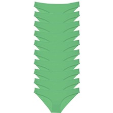 Mbb E-Ticaret 10 Adet Süper Eko Set Likralı Kadın Slip Külot Yeşil