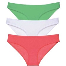 Mbb E-Ticaret 3 Adet Süper Eko Set Likralı Kadın Slip Külot 546