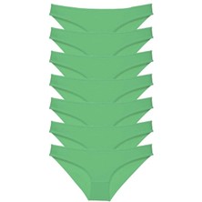 Mbb E-Ticaret 7 Adet Süper Eko Set Likralı Kadın Slip Külot Yeşil