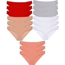 Mbb E-Ticaret 15 Adet Süper Eko Set Likralı Kadın Slip Külot 520