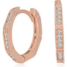 Caseras Gümüş Halka Küpe CSR2184043