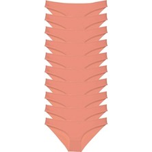 Mbb E-Ticaret 10 Adet Süper Eko Set Likralı Kadın Slip Külot Pudra