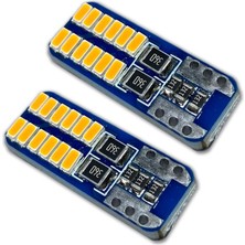 Erlight T10 Dipsiz W5W Canbus 24 Ledli Turuncu Park Plaka Ampulü (2ADET)
