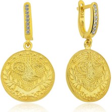 Caseras Gümüş Reşat Detaylı Mengeçli Küpe CSR2182975