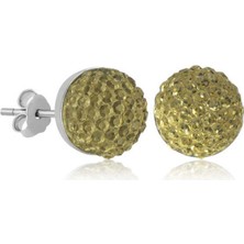 Caseras Gümüş Kristal Çivili Kadın Küpe CSR2184450