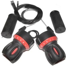 Bisiklet Koldan Çevirmeli Vites Gaz Kolu