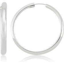 Caseras Gümüş Halka Küpe CSR2181851