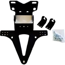 Motosiklet Katlanır Plakalık Sinyal Bağlantılı Siyah