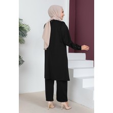 Orchid Style büyük Beden Double Örme Takım