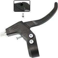 Bisiklet Fren Kolu - Takım - Mekanik Disk ,  V-Fren ,  Plastik Kaplamalı ,  3 Parmak