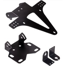 Katlanır Siyah Motosiklet Plakalığı