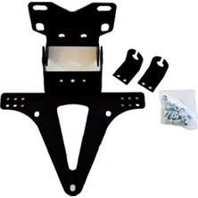 Motosiklet Katlanır Plakalık Sinyal Bağlantılı Siyah