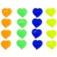 Tekli Kalp Bisiklet Jant Süsü 1 Paket